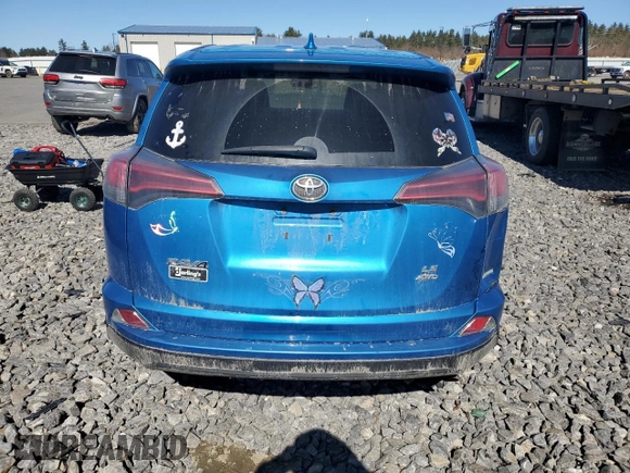 2017 Toyota RAV4 LE with VIN 2T3BFREV8HW676137, listed as a Copart auction lot 46042844 with 264,031 mi miles and Salvage Title. Bid and sale history available at carsss.com. Image 6.