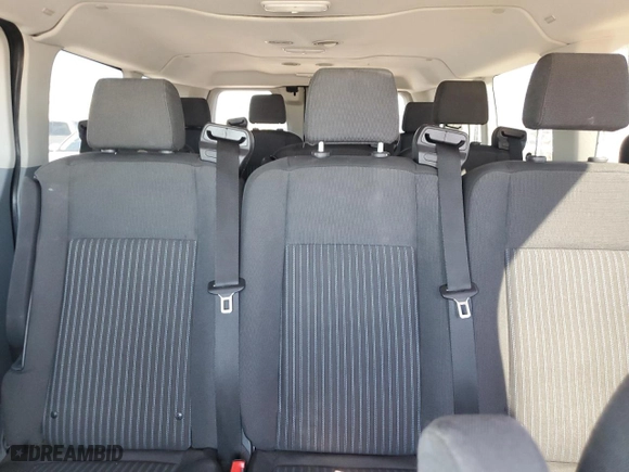 2018 Ford Transit Passenger Wagon XL with VIN 1FBZX2YM8JKB06129, listed as a Copart auction lot 76334434 with 41,550 mi miles and Salvage Title. Bid and sale history available at carsss.com. Image 10.