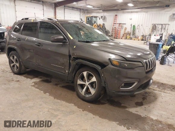 2019 Jeep Cherokee Limited z VIN 1C4PJMDX4KD133303, wystawiony jako IAAI lot #41212933 z przebiegiem 115 332 mil mil oraz . Historia ofert i sprzedaży dostępna na DreamBid. Obrazek 1.