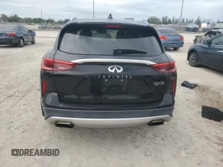 2019 Infiniti QX50 LUXE with VIN 3PCAJ5M17KF122876, listed as a Copart auction lot 52602035 with 95,387 mi miles and Salvage Title. Bid and sale history available at carsss.com. Image 6.