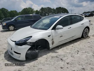 2023 Tesla Model 3 z VIN 5YJ3E1EAXPF512186, wystawiony jako Copart lot #57244265 z przebiegiem 14 326 mil mil oraz Szkoda całkowita • Salvage title. Historia ofert i sprzedaży dostępna na DreamBid. Obrazek 1.