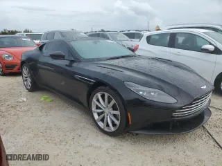 2021 Aston Martin DB11 V8 with VIN SCFRMFAW6MGL10668, listed as a Copart auction lot 79014154 with 0 mi miles and Salvage Title. Bid and sale history available at carsss.com. Image 4.