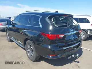 2018 Infiniti QX60 with VIN 5N1DL0MN2JC515852, listed as a IAAI auction lot 42174867 with 72,204 mi miles and . Bid and sale history available at DreamBid. Image 3.