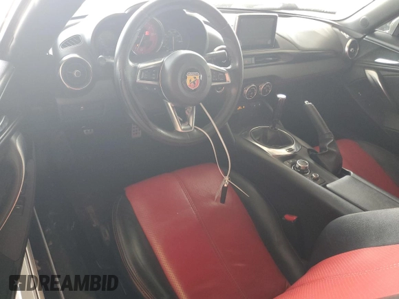 2017 FIAT 124 Spider Lusso with VIN JC1NFAEK6H0119071, listed as a Copart auction lot 52092965 with 79,803 mi miles and Salvage title. Bid and sale history available at DreamBid. Image 8.