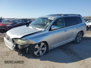 2008 Toyota Highlander Sport with VIN JTEES43A282072082, listed as a Copart auction lot 81186244 with 266,289 mi miles and Salvage title. Bid and sale history available at DreamBid. Image 1.