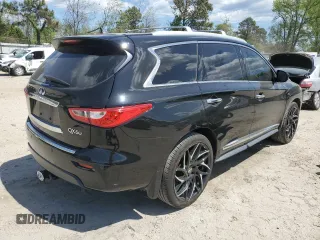 2014 Infiniti QX60 with VIN 5N1AL0MM2EC524471, listed as a Copart auction lot 52553095 with 187,409 mi miles and Salvage Title. Bid and sale history available at DreamBid. Image 3.