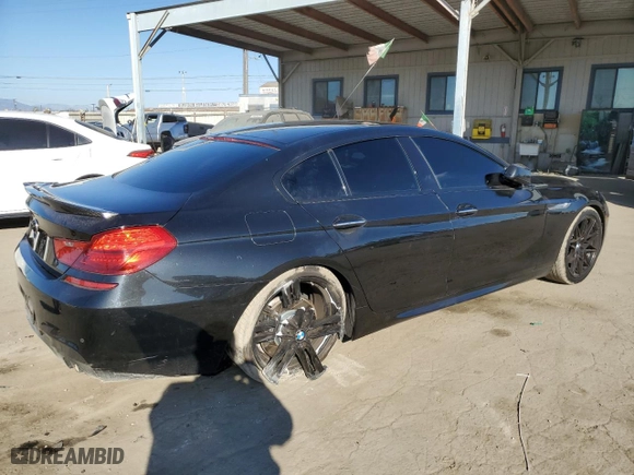 2015 BMW 6 Series 640i with VIN WBA6A0C53FD318076, listed as a Copart auction lot 78717324 with 97,664 mi miles and Salvage Title. Bid and sale history available at carsss.com. Image 3.
