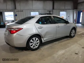 2016 Toyota Corolla L with VIN 2T1BURHE6GC555732, listed as a Copart auction lot 50277035 with 105,414 mi miles and Salvage Title. Bid and sale history available at carsss.com. Image 3.