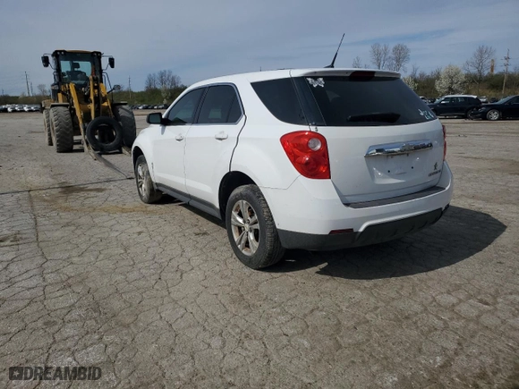 2010 Chevrolet Equinox LS with VIN 2CNALBEWXA6337042, listed as a Copart auction lot 50534625 with 155,486 mi miles and Salvage Title. Bid and sale history available at carsss.com. Image 2.