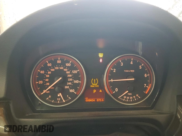 2011 BMW 3 Series 328i with VIN WBAPH7G50BNN07677, listed as a Copart auction lot 50345865 with 99,454 mi miles and Salvage Title. Bid and sale history available at carsss.com. Image 9.