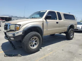 2003 Toyota Tacoma with VIN 5TEWN72N93Z183254, listed as a Copart auction lot 61494645 with 147,199 mi miles and Salvage title. Bid and sale history available at DreamBid. Image 1.