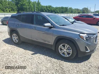 2020 GMC Terrain SLE with VIN 3GKALMEV1LL294852, listed as a Copart auction lot 57992155 with 41,365 mi miles and Salvage title. Bid and sale history available at DreamBid. Image 4.