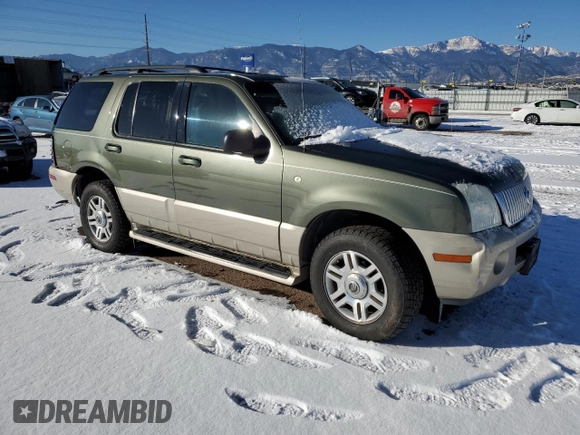 2004 Mercury Mountaineer Convenience z VIN 4M2ZU86K04ZJ43478, wystawiony jako Copart lot #42244735 z przebiegiem 190 892 mil mil oraz Szkoda całkowita • Salvage title. Historia ofert i sprzedaży dostępna na DreamBid. Obrazek 4.