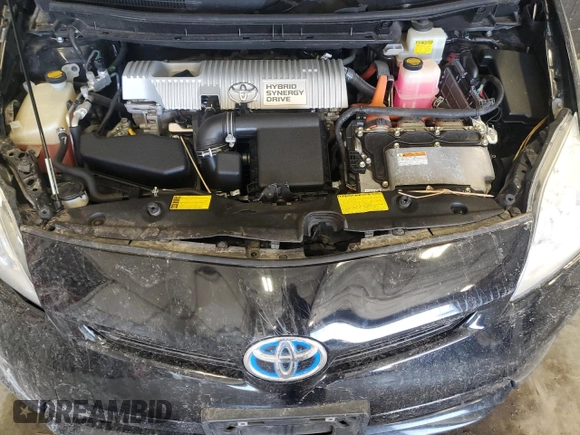 2012 Toyota Prius One with VIN JTDKN3DU2C5476346, listed as a Copart auction lot 50169135 with 127,810 mi miles and Non Repairable. Bid and sale history available at carsss.com. Image 12.