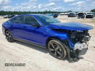 2023 Honda Accord Sport with VIN 1HGCY2F57PA039632, listed as a Copart auction lot 58580315 with Not provided miles and Salvage title. Bid and sale history available at DreamBid. Image 4.