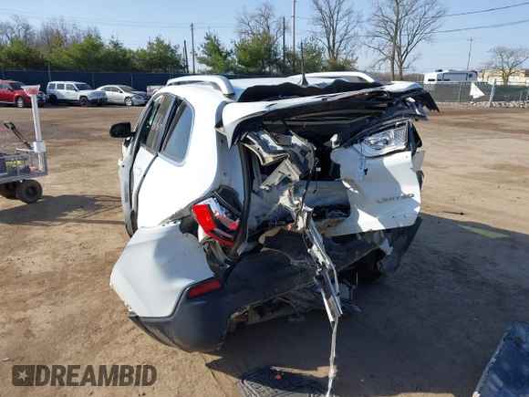 2019 Jeep Cherokee Limited with VIN 1C4PJLDB4KD172228, listed as a IAAI auction lot 41836761 with 153,382 mi miles. Bid and sale history available at carsss.com. Image 3.