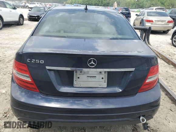 2014 Mercedes-Benz C 250 Sport with VIN WDDGF4HB7EG254898, listed as a Copart auction lot 53920835 with 142,607 mi miles and Salvage Title. Bid and sale history available at DreamBid. Image 6.