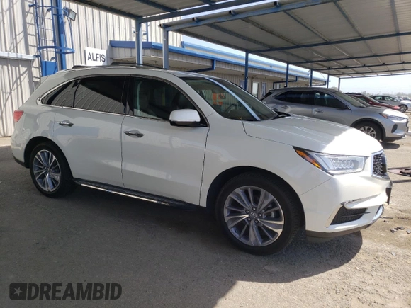 2017 Acura MDX w/Technology Pkg with VIN 5FRYD4H5XHB034778, listed as a Copart auction lot 54274715 with 68,717 mi miles and Salvage Title. Bid and sale history available at carsss.com. Image 4.
