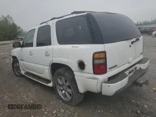 2005 GMC Yukon Denali z VIN 1GKEK63U55J219978, wystawiony jako Copart lot #56707305 z przebiegiem 223 408 mil mil oraz Czysty tytuł • Clean title. Historia ofert i sprzedaży dostępna na DreamBid. Obrazek 2.