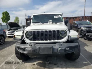 2019 Jeep Wrangler Unlimited Sahara with VIN 1C4HJXEN0KW521751, listed as a Copart auction lot 50650025 with 75,640 mi miles and Salvage Title. Bid and sale history available at DreamBid. Image 5.
