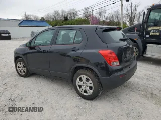 2016 Chevrolet Trax LS with VIN KL7CJKSB4GB708283, listed as a Copart auction lot 52745795 with 120,583 mi miles and Clean Title. Bid and sale history available at carsss.com. Image 2.