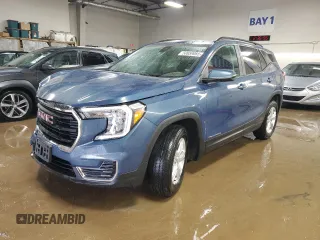 2024 GMC Terrain SLE z VIN 3GKALTEG3RL117465, wystawiony jako Copart lot #50659085 z przebiegiem 15 440 mil mil oraz Szkody całkowita. Historia ofert i sprzedaży dostępna na DreamBid. Obrazek 1.