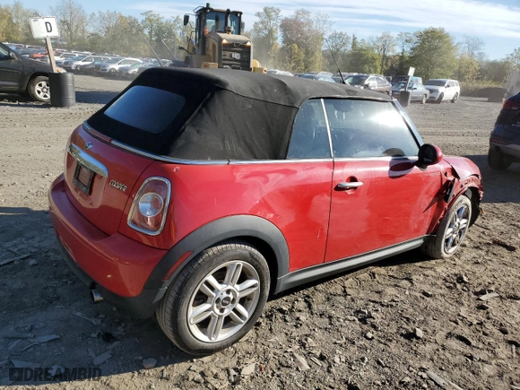 2014 MINI Cooper Convertible with VIN WMWZN3C5XET861142, listed as a Copart auction lot 75665764 with 71,208 mi miles and Salvage Title. Bid and sale history available at carsss.com. Image 3.