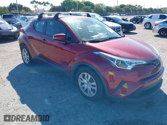 2019 Toyota C-HR XLE with VIN JTNKHMBX5K1044846, listed as a IAAI auction lot 41670614 with 52,374 mi miles. Bid and sale history available at carsss.com. Image 1.