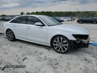 2015 Audi A6 Premium Plus with VIN WAUFGAFC4FN028079, listed as a Copart auction lot 50939535 with 112,696 mi miles and Salvage title. Bid and sale history available at DreamBid. Image 4.