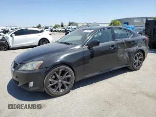 2006 Lexus IS 350 z VIN JTHBE262362000598, wystawiony jako Copart lot #57296705 z przebiegiem 219 624 mil mil oraz Szkoda całkowita • Salvage title. Historia ofert i sprzedaży dostępna na DreamBid. Obrazek 1.