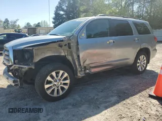 2013 Toyota Sequoia Limited with VIN 5TDKY5G13DS044283, listed as a Copart auction lot 52236725 with 195,118 mi miles and Salvage Title. Bid and sale history available at carsss.com. Image 1.