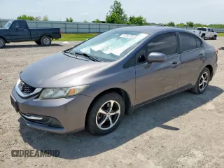 2015 Honda Civic SE z VIN 19XFB2F7XFE046763, wystawiony jako Copart lot #57256765 z przebiegiem 186 529 mil mil oraz Czysty tytuł • Clean title. Historia ofert i sprzedaży dostępna na DreamBid. Obrazek 1.