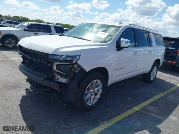 2023 Chevrolet Suburban Premier with VIN 1GNSCFKD9PR387180, listed as a IAAI auction lot 40433867 with 40,936 mi miles. Bid and sale history available at carsss.com. Image 2.