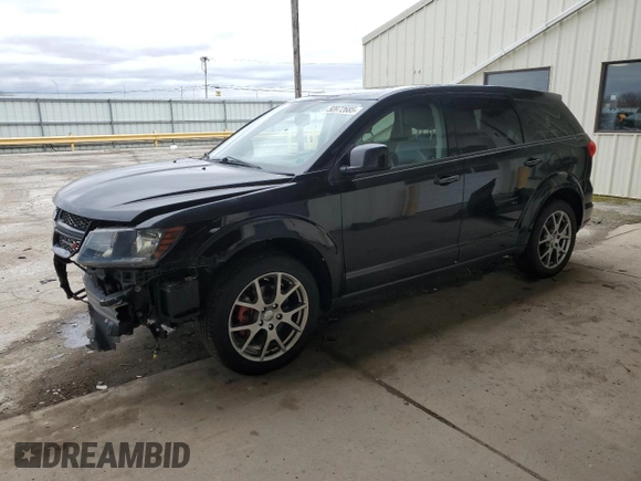 2016 Dodge Journey R/T with VIN 3C4PDDEG9GT183735, listed as a Copart auction lot 50972685 with 76,438 mi miles and Salvage title. Bid and sale history available at DreamBid. Image 1.