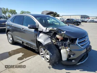 2017 Ford Edge SEL with VIN 2FMPK3J91HBC27548, listed as a Copart auction lot 50570225 with 94,012 mi miles and Salvage Title. Bid and sale history available at carsss.com. Image 4.