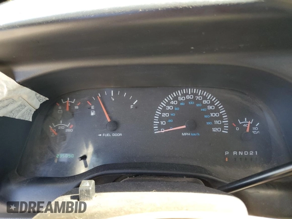 1999 Dodge 1500 with VIN 3B7HC13Y0XM595666, listed as a Copart auction lot 56048875 with 235,090 mi miles and Clean Title. Bid and sale history available at DreamBid. Image 9.