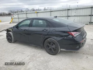 2025 Hyundai Elantra N Line z VIN KMHLR4DF5SU872495, wystawiony jako Copart lot #49594045 z przebiegiem 532 mil mil oraz Szkoda całkowita • Salvage title. Historia ofert i sprzedaży dostępna na DreamBid. Obrazek 2.