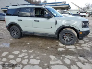 2022 Ford Bronco Sport Big Bend with VIN 3FMCR9B62NRD09111, listed as a Copart auction lot 46123805 with 0 mi miles and Salvage Title. Bid and sale history available at carsss.com. Image 4.