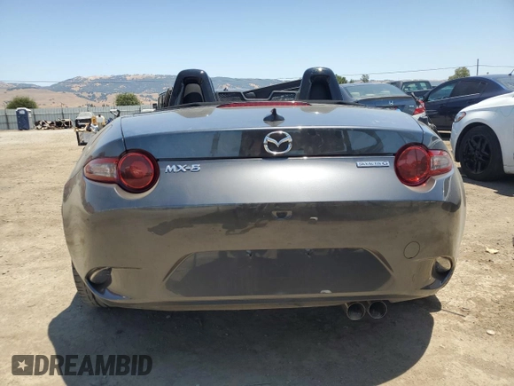 2021 Mazda MX-5 Miata Grand Touring with VIN JM1NDAD79M0458827, listed as a Copart auction lot 62238855 with 20,497 mi miles and Salvage title. Bid and sale history available at DreamBid. Image 6.