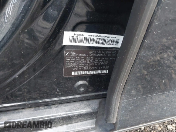 2009 BMW 7 Series 750Li с VIN WBAKB83509CY61759, выставлен на аукционе IAAI как лот 41121376 с пробегом Не указан миль и . История ставок и продаж доступна на DreamBid. Изображение 9.