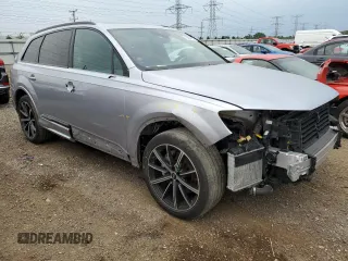 2022 Audi Q7 Premium Plus with VIN WA1LXBF71ND006313, listed as a Copart auction lot 58564665 with 35,938 mi miles and Salvage title. Bid and sale history available at DreamBid. Image 4.