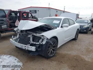 2016 Dodge Charger SE with VIN 2C3CDXBGXGH109158, listed as a IAAI auction lot 41333851 with 161339 miles. Bid and sale history available at carsss.com. Image 2.