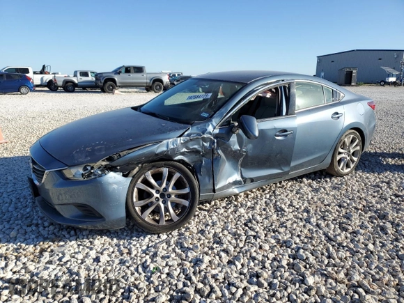 2014 Mazda Mazda6 i Touring with VIN JM1GJ1V68E1123156, listed as a Copart auction lot 47584725 with 102,975 mi miles and Salvage Title. Bid and sale history available at carsss.com. Image 1.