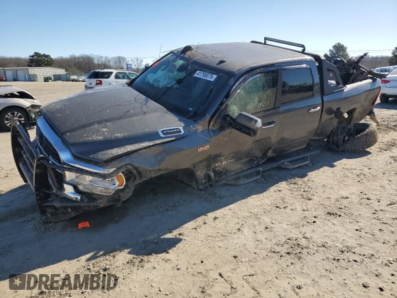 2019 Ram 2500 Big Horn with VIN 3C6UR5DJ8KG519312, listed as a Copart auction lot 41795575 with 0 mi miles and Salvage Title. Bid and sale history available at carsss.com. Image 1.
