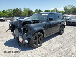 2024 Land Rover Defender X z VIN SALEX7EU2R2314703, wystawiony jako Copart lot #54610625 z przebiegiem 5 351 mil mil oraz Szkoda całkowita • Salvage title. Historia ofert i sprzedaży dostępna na DreamBid. Obrazek 1.