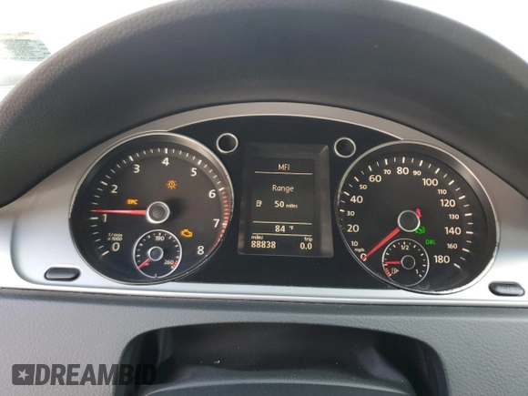 2012 Volkswagen CC Sport with VIN WVWMN7AN9CE501126, listed as a Copart auction lot 72253594 with 88,838 mi miles and Clean Title. Bid and sale history available at carsss.com. Image 9.