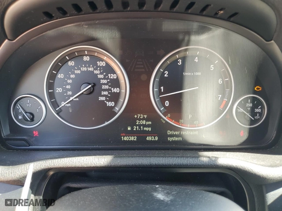 2011 BMW X3 28i with VIN 5UXWX5C55BL706326, listed as a Copart auction lot 48514145 with 140,382 mi miles and Salvage Title. Bid and sale history available at carsss.com. Image 9.
