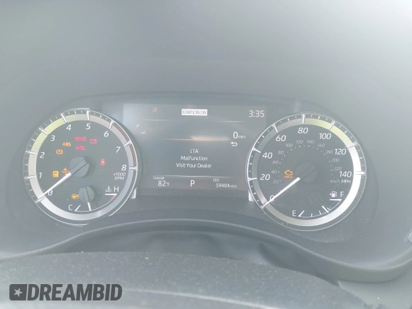 2023 Toyota Highlander L with VIN 5TDKDRBHXPS030361, listed as a IAAI auction lot 42230419 with 59,404 mi miles and . Bid and sale history available at DreamBid. Image 7.
