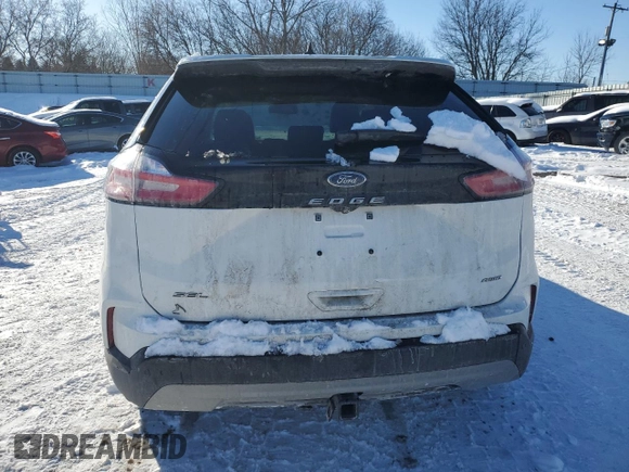 2024 Ford Edge SEL with VIN 2FMPK4J98RBB22156, listed as a Copart auction lot 45891155 with 3,837 mi miles and Salvage Title. Bid and sale history available at carsss.com. Image 6.