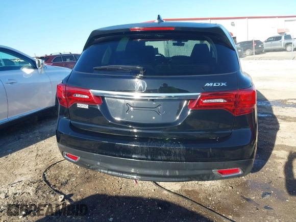 2016 Acura MDX with VIN 5FRYD3H24GB007445, listed as a IAAI auction lot 41720627 with 127,947 mi miles. Bid and sale history available at carsss.com. Image 16.